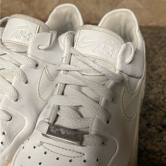 Nike Air Force 1 White Casual Shoes Sneakers Platform Sole - Size 7 - Picture 5 of 8